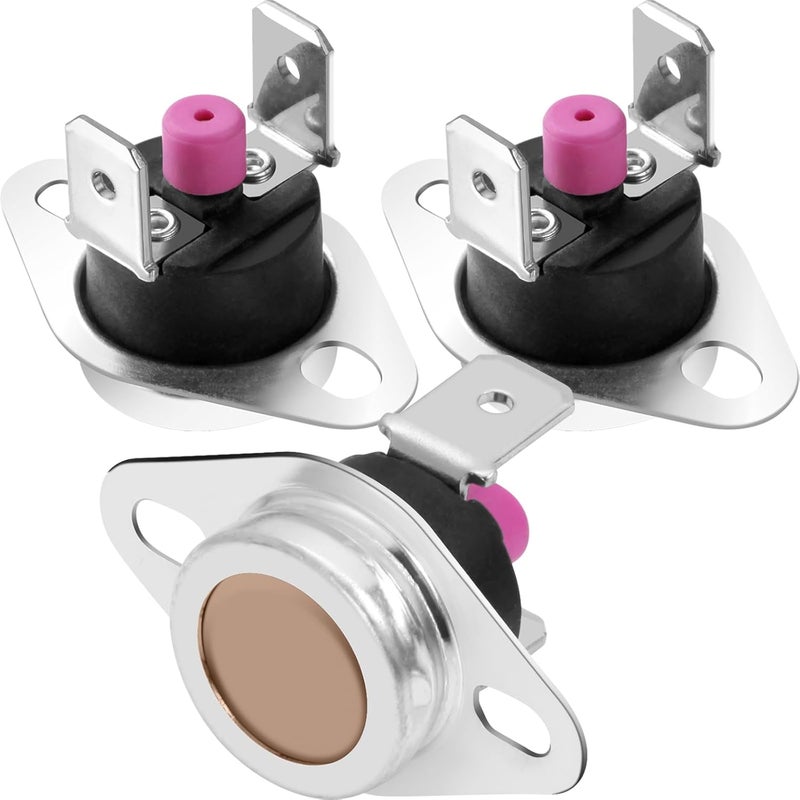 Zoblise Furnace Limit Switch OEM 47-22861-01 L350 Roll Out Switch Compatible with Rheem Limit Switch 47-22861-01 (3 Pcs) - Image 1